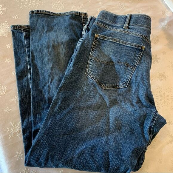 Mens Lee Extreme Motion Jeans Straight Leg Stretch Waist 36x32 Excellent - Picture 4 of 5